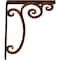Ekena Millwork Avery Wrought Iron Bracket, (Single center brace), Antiqued Bronze 1 1/2"W x 10"D x 12"H BKTM01X10X12SAVABZ - alternate 4